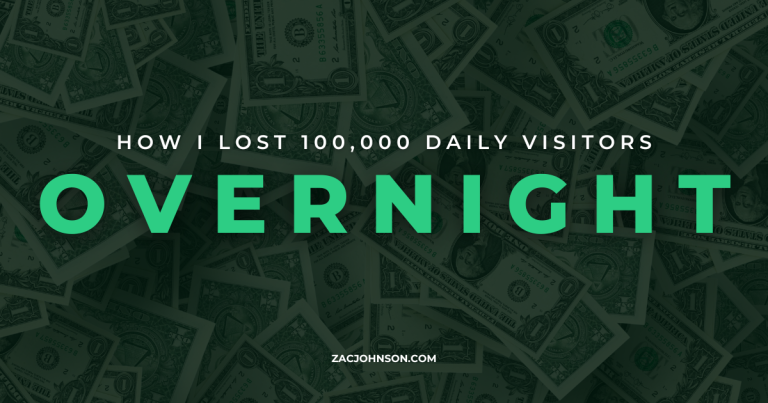 How I Lost 100,000 Daily Visitors Overnight — And What I Did Next