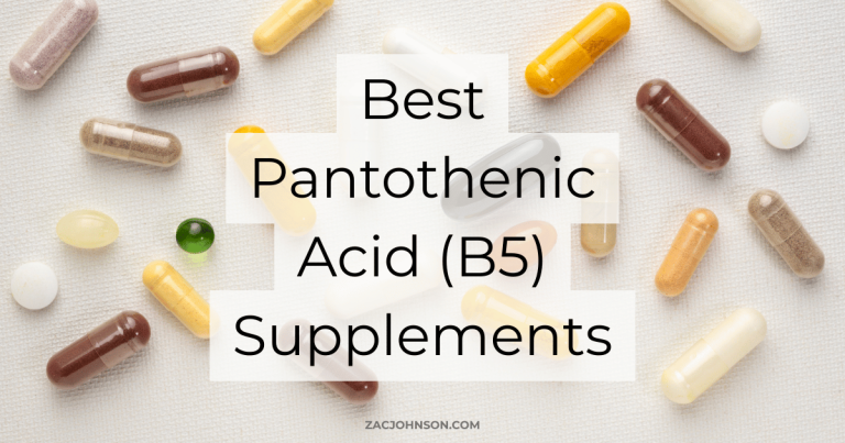 Best Pantothenic Acid (B5) Supplements (2026)